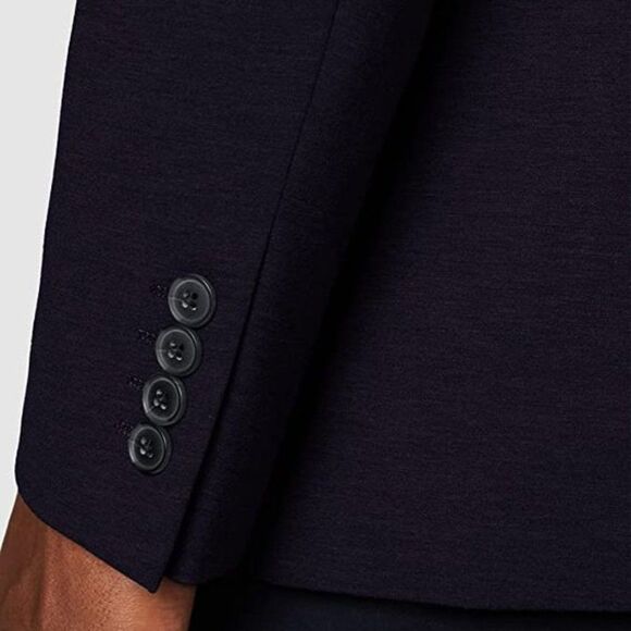 New MERAKI Men's Casual Blazer Navy - Picture 5 of 10